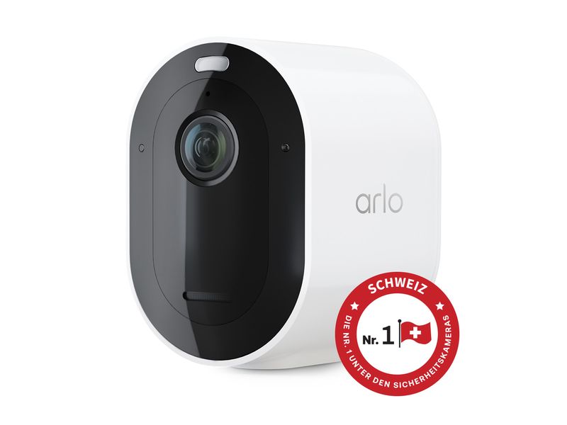 Arlo Netzwerkkamera Pro 5 V2 2 Stück, Weiss Fortschrittliche Nachtsicht in Farbe. Sieht mehr als das menschliche Auge