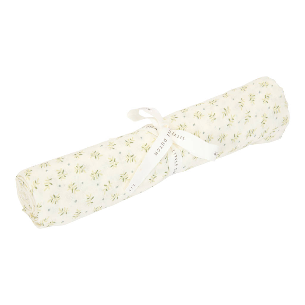 hydrofiele swaddle 120x120 cm Blueberry Leaves