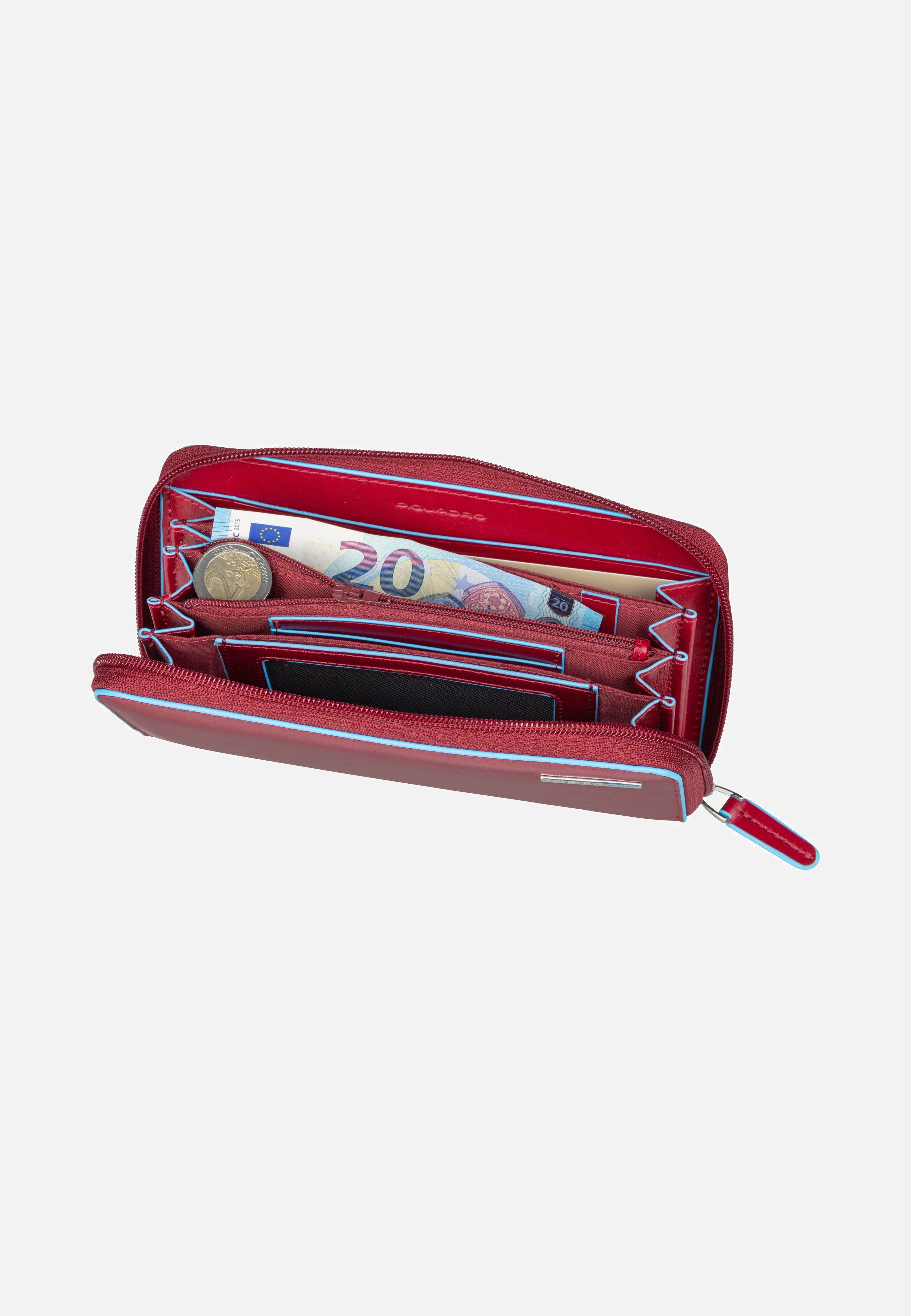 Blue Square 1515 RFID Rosso - Portemonnaie