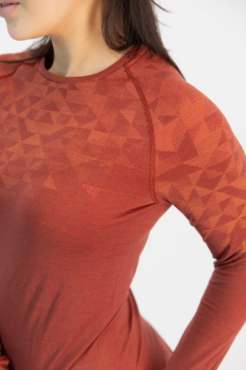 Odlo Kinship Performance Wool 200 Warm Damen Thermo Longsleeve