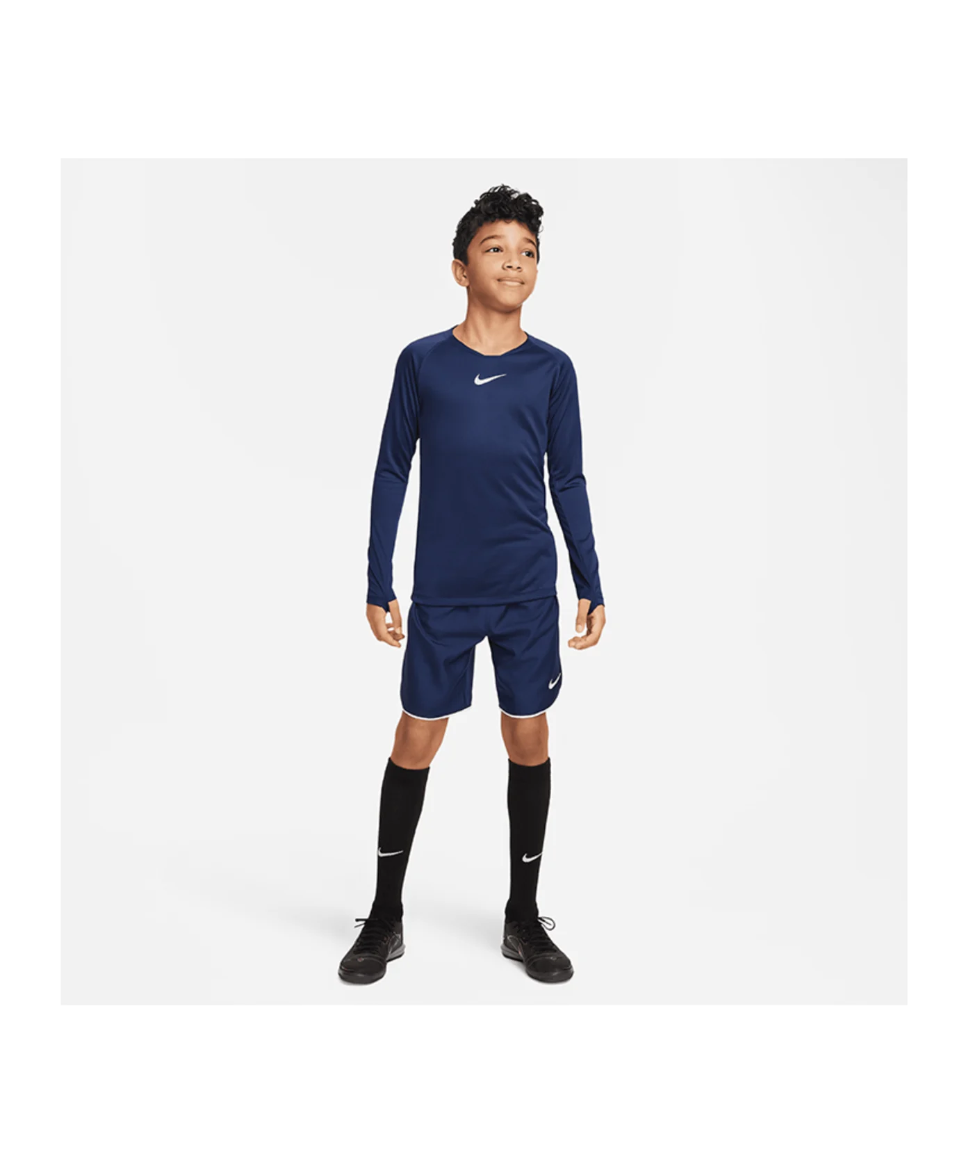Nike Park First Layer Top langarm Kids Blau F410