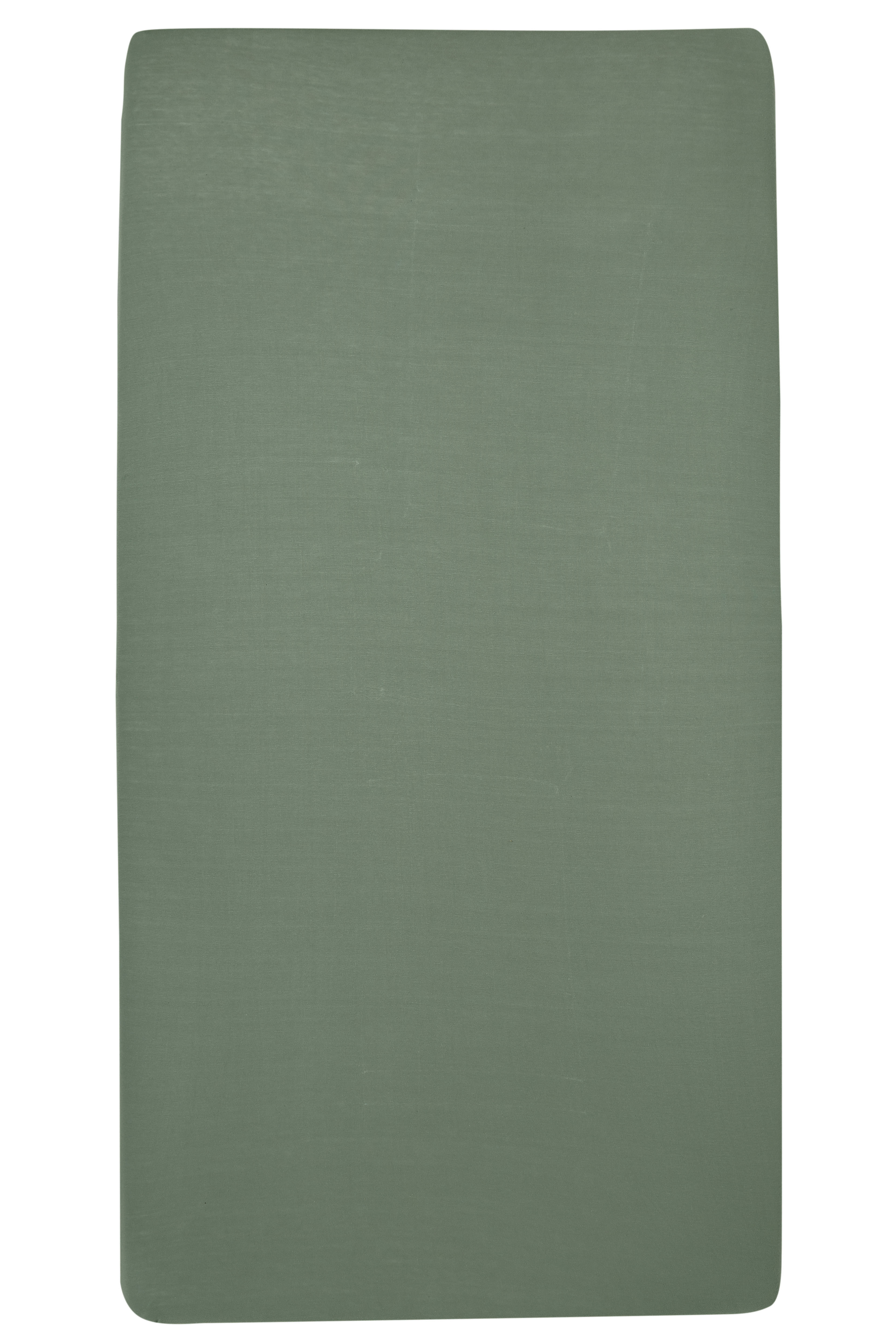 Meyco katoenen jersey hoeslaken wieg - set van 2 50x90 forest green