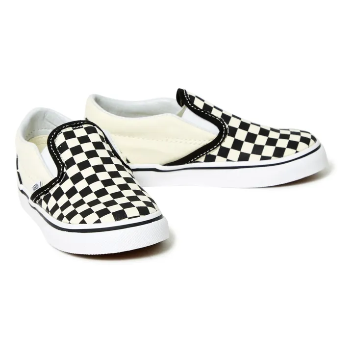 Vans Slip-On Damier | Blanc