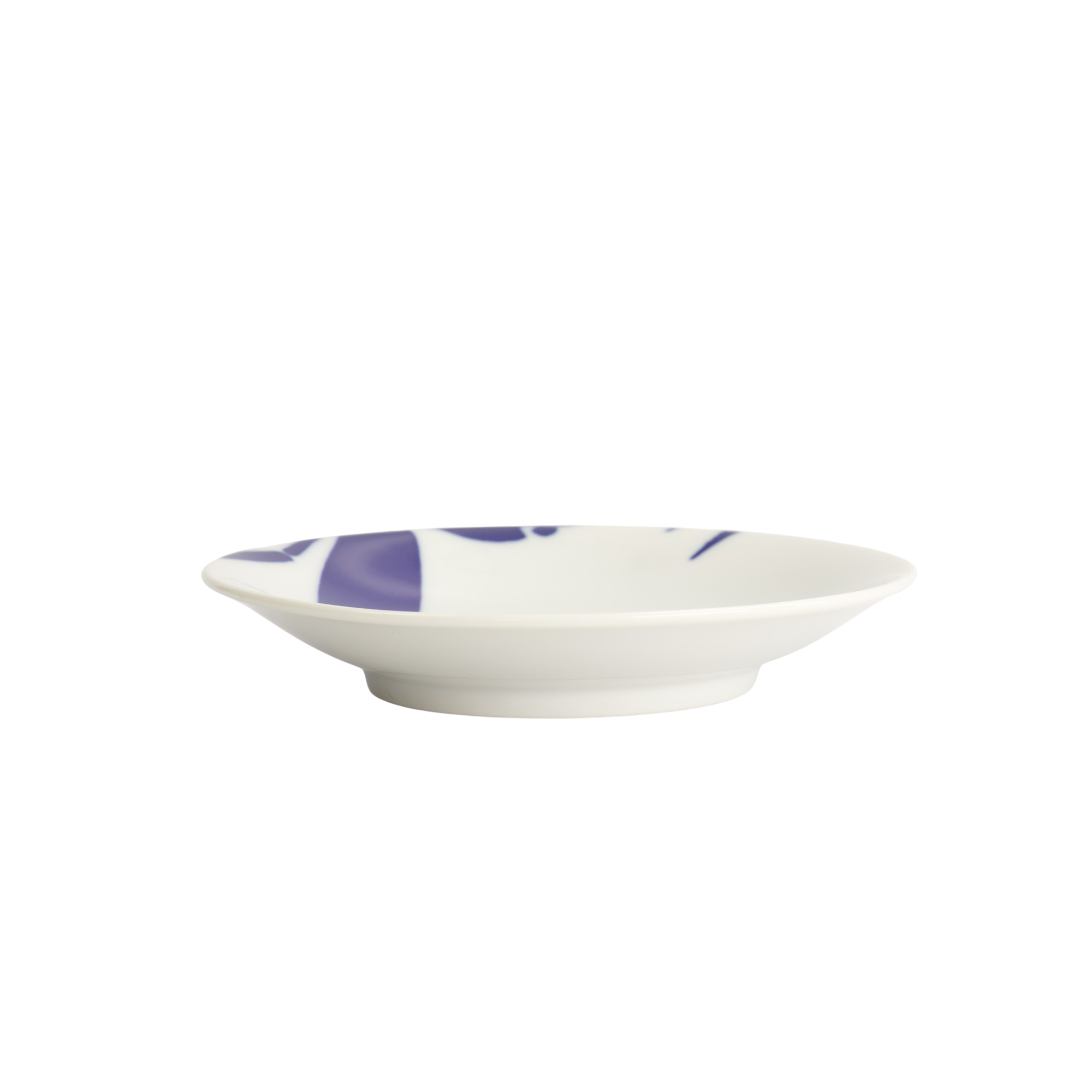 Tokyo Design Studio  Crab Kawaii tallerken, blå/hvid - Ø13,7 cm.