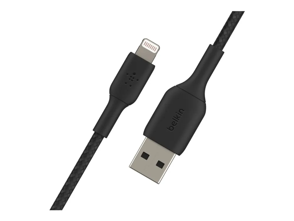 Belkin BoostCharge - Lightning-kabel - Lightning han til USB han - 1 m - sort