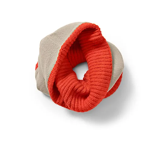 Strick-Schlauchschal, orange