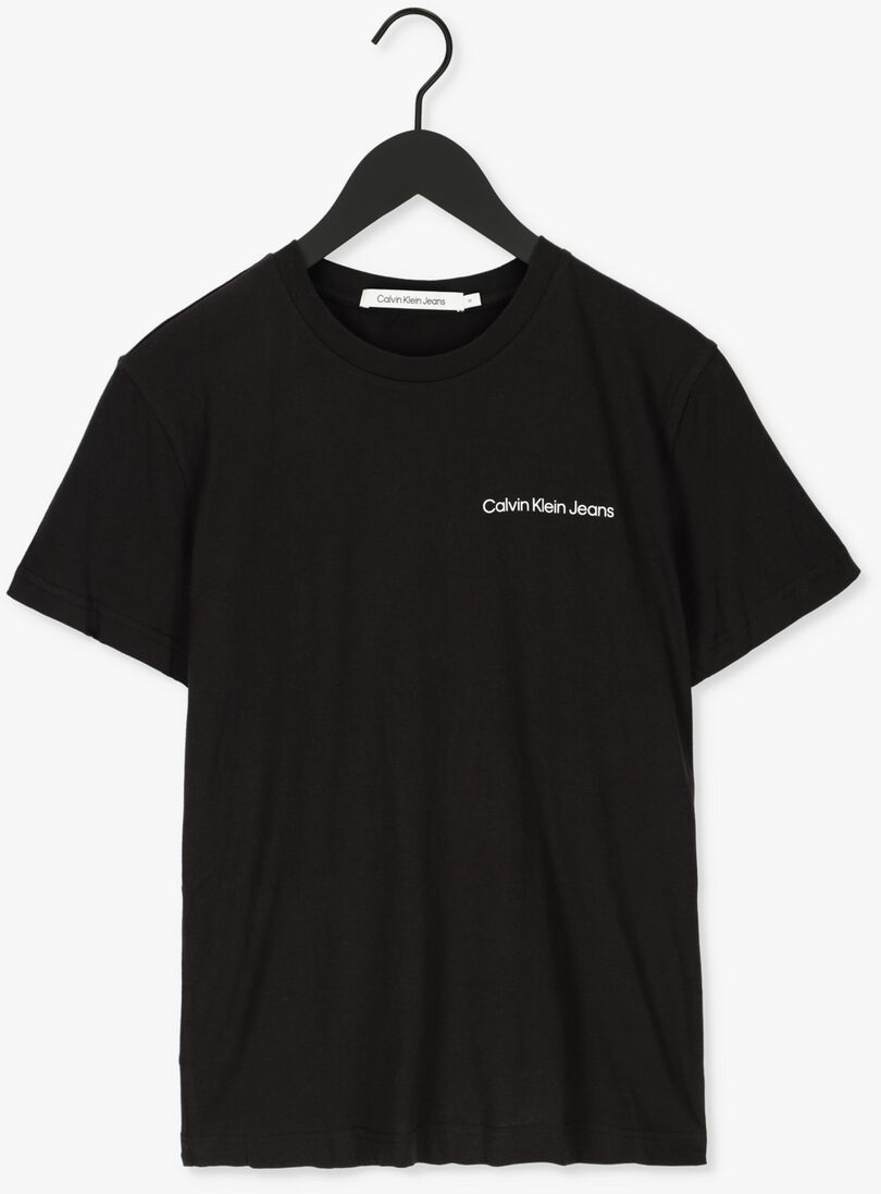 CALVIN KLEIN zwarte calvin klein t-shirt chest institutional