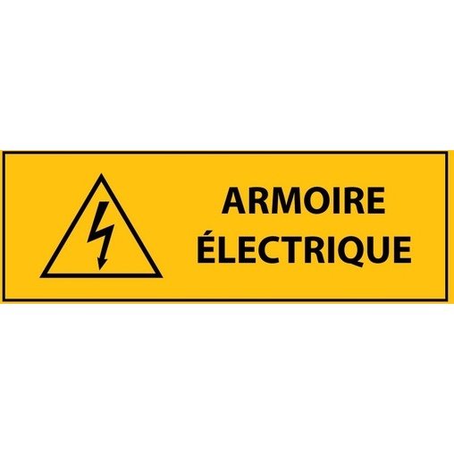 Panneau de signalisation - Pictogramme Armoire électrique