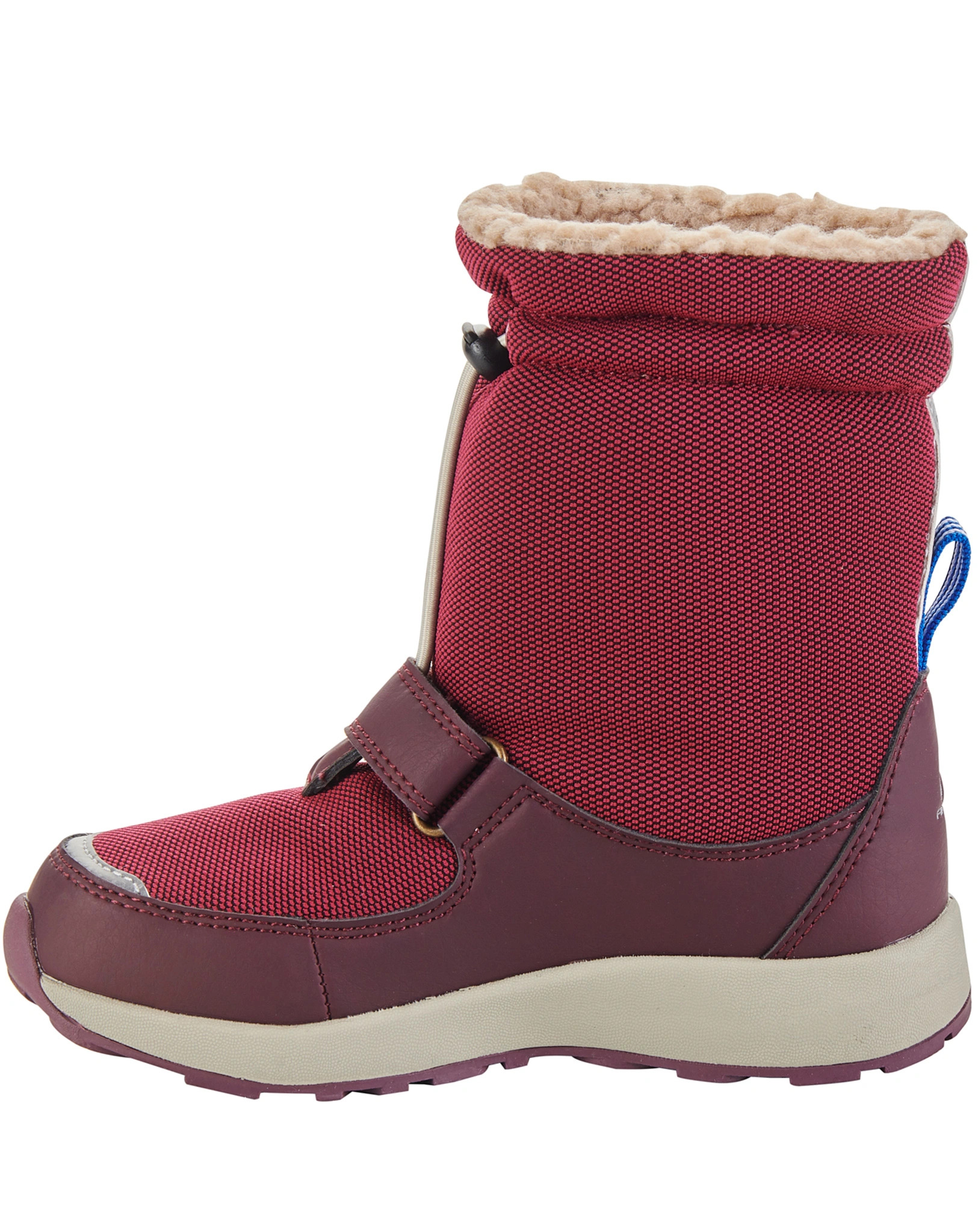 Winterstiefel PEURA in beet red/eggplant
