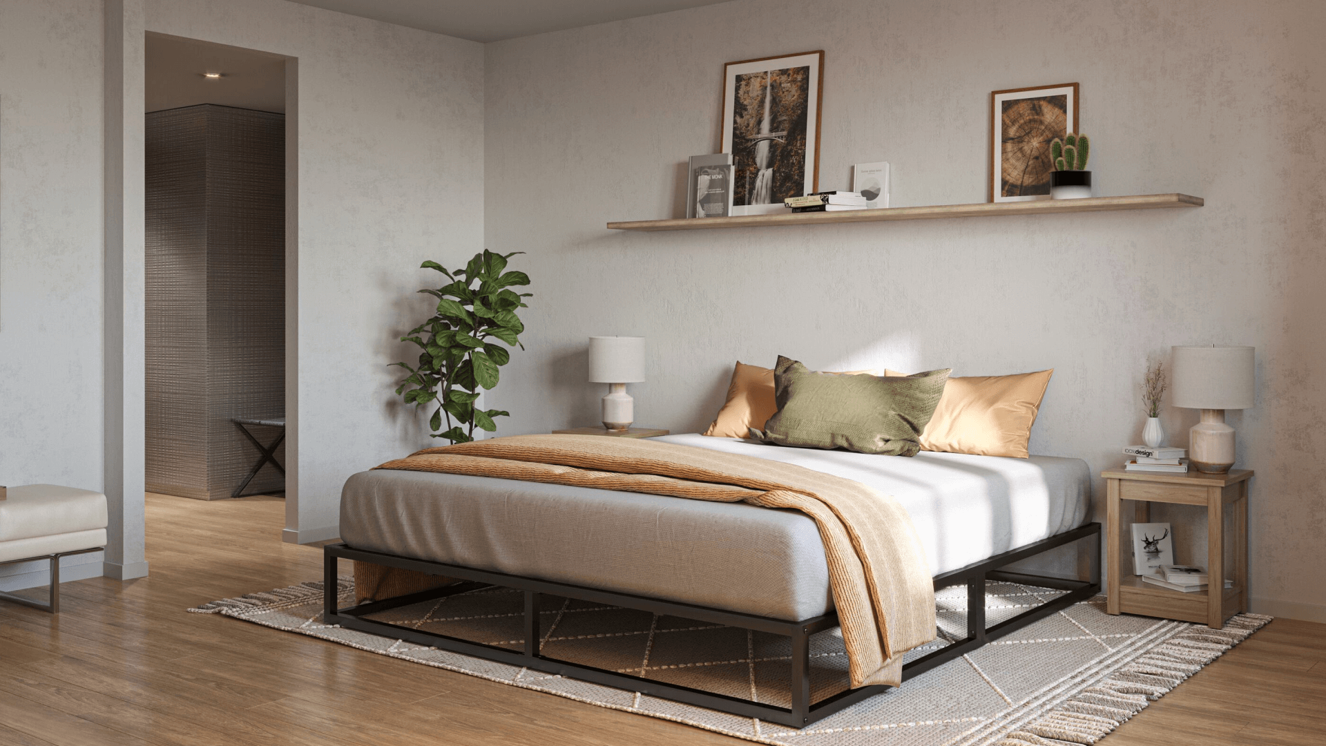 Emma Original Metalen Bed: Minimalistisch