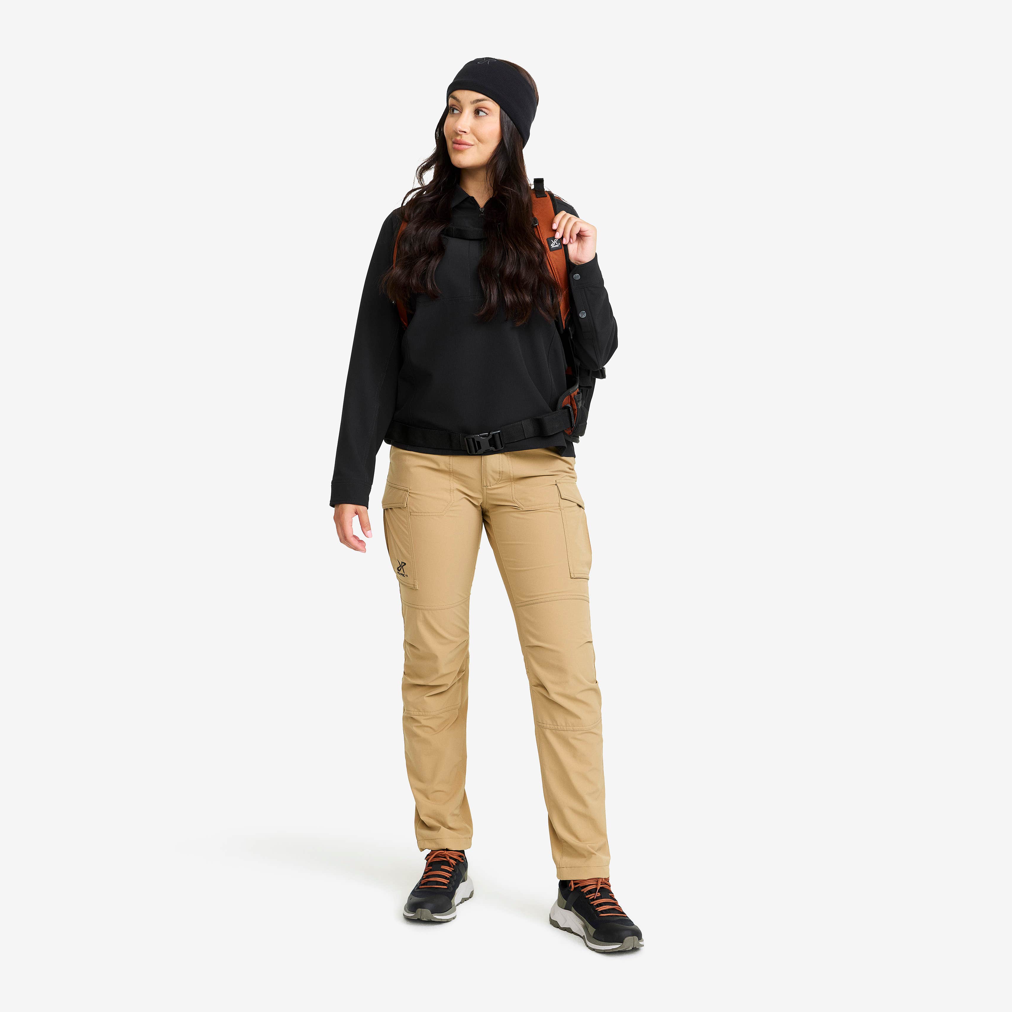 Ridge Half-zip Stretch Shirt Dame Black