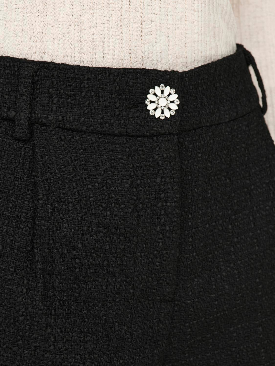 ONLNUAN Mittlere Taille Normal geschnitten Shorts Black
