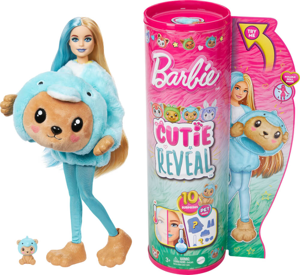 Barbie Cutie Reveal Barbie Costume Cuties Series - Teddy Dolphin