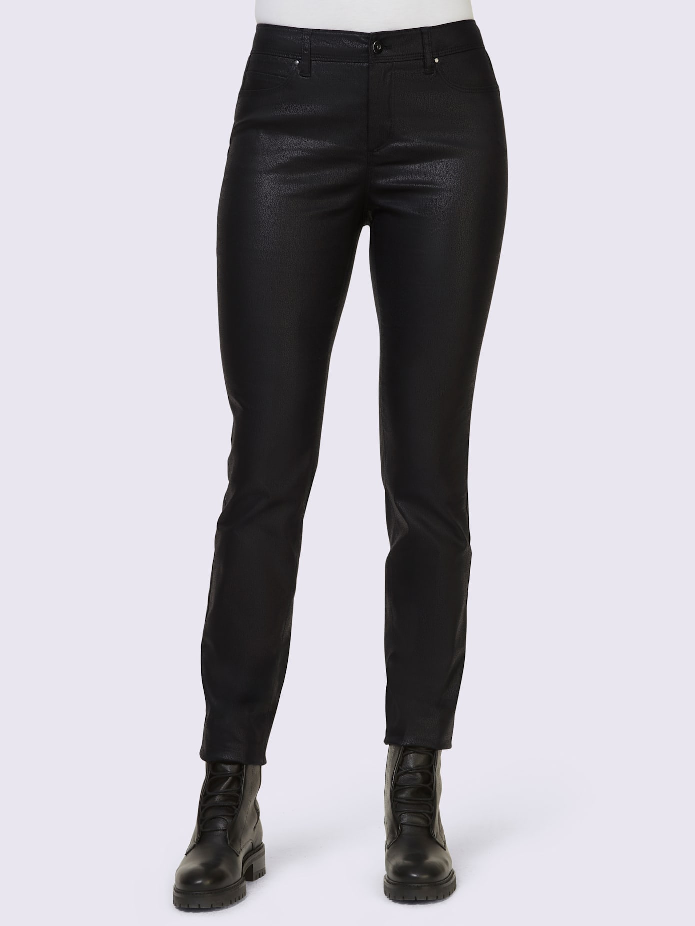 Pantalon push-up joli imprimé feuilles