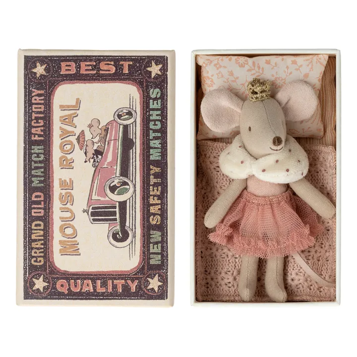 Maileg Souris Princesse, Petit sœur dans sa boîte assortie