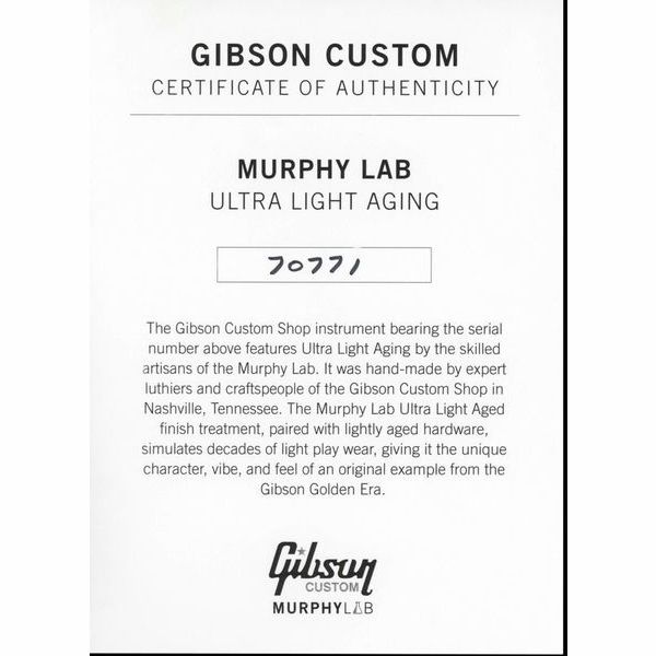 Gibson 57 LP Junior SC TV Yellow ULA