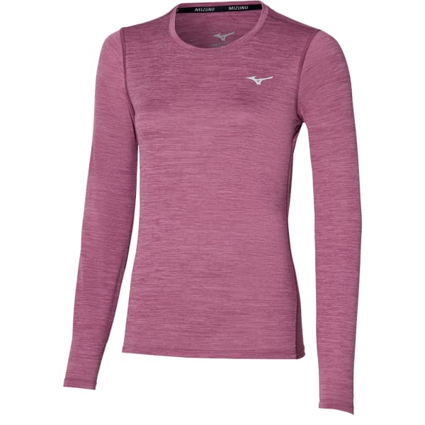 T-shirt running MIZUNO IMPULSE CORE LS TEE W VIOLET QUARTZ
