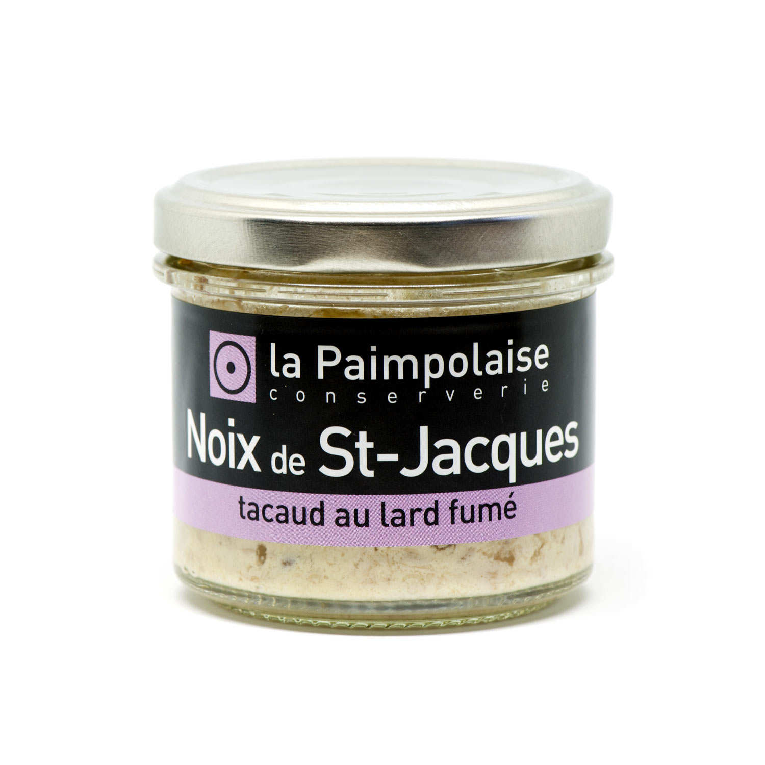 Rillettes de noix de St-Jacques et tacaud au lard fumé