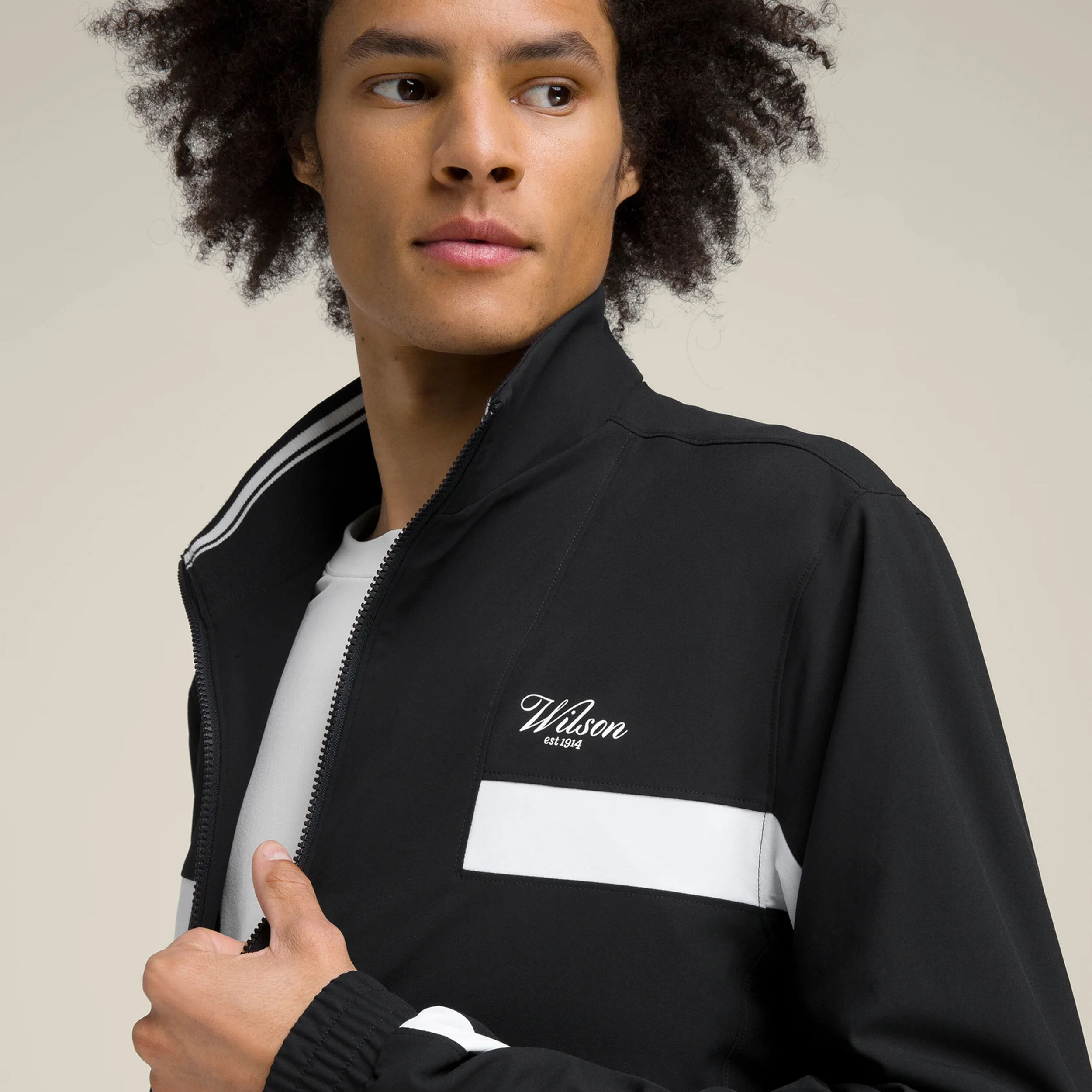 Wilson Grand Slam Veste De Survêtement Hommes - Noir