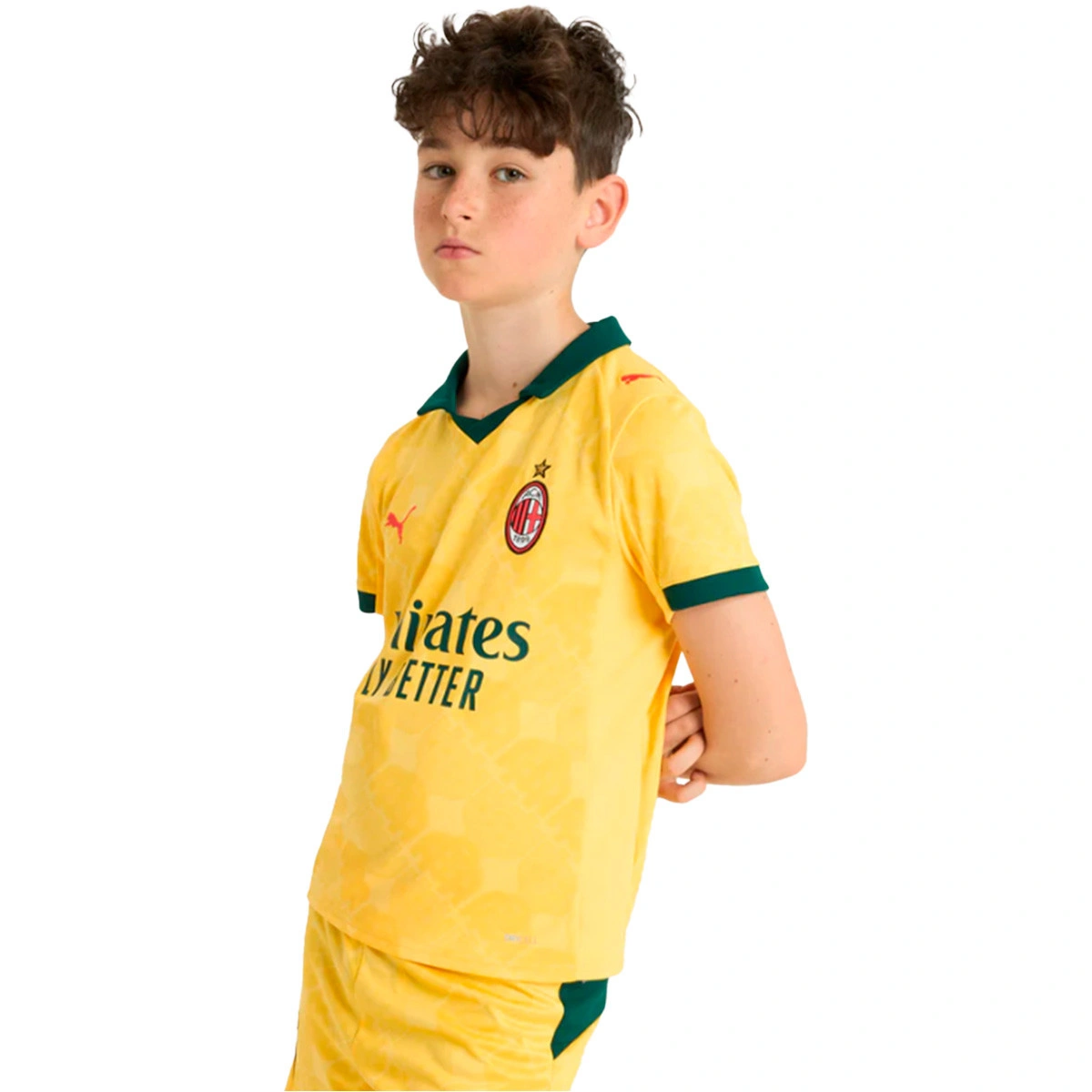 Camisola Puma AC Milan Terceiro Equipamento 2025-2026 Criança