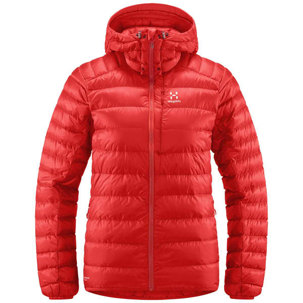 Doudoune randonnée HAGLÖFS ROC DOWN HOOD W ZENITH RED