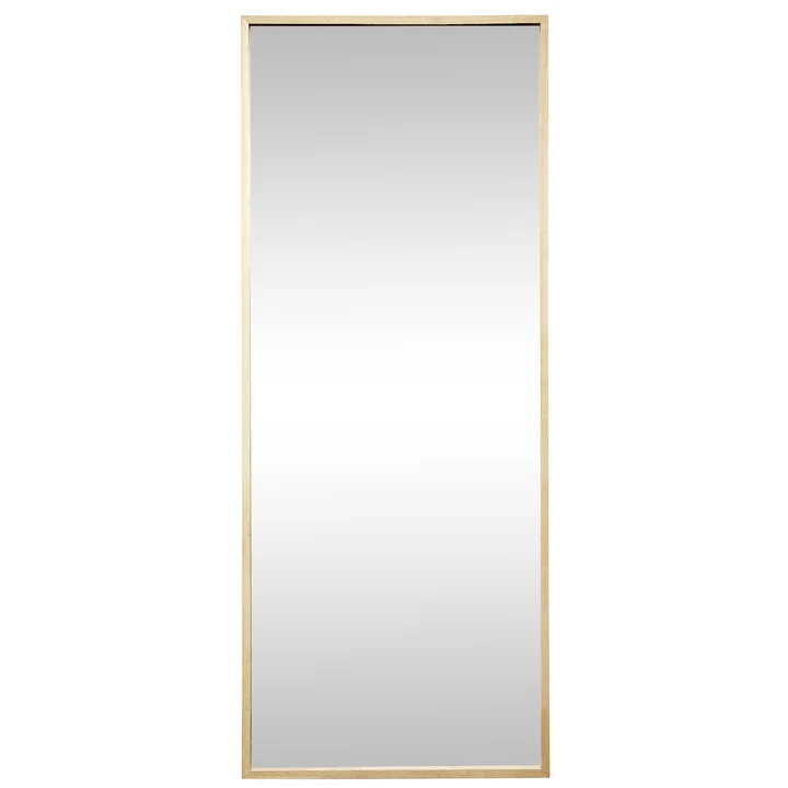 Hübsch Interior - Wandspiegel rechteckig 70 x 185 cm, Rahmen Eiche