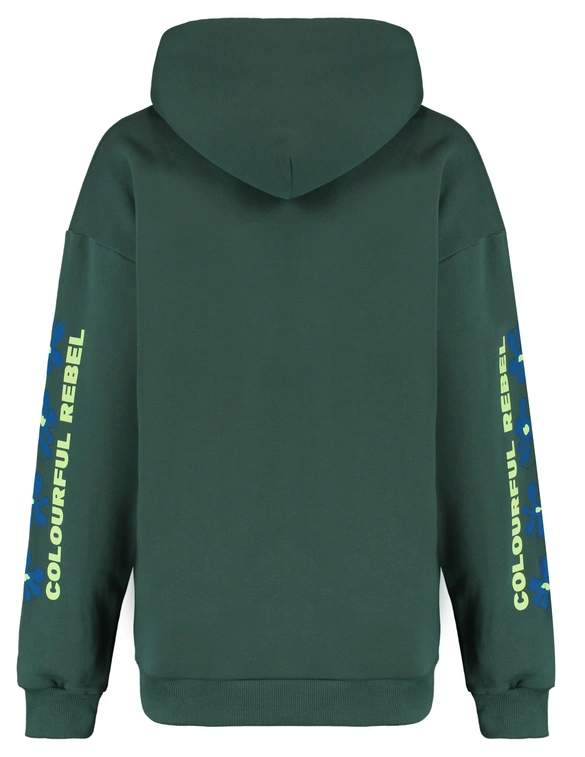 Colourful Rebel Hoodie Flowers WH116197