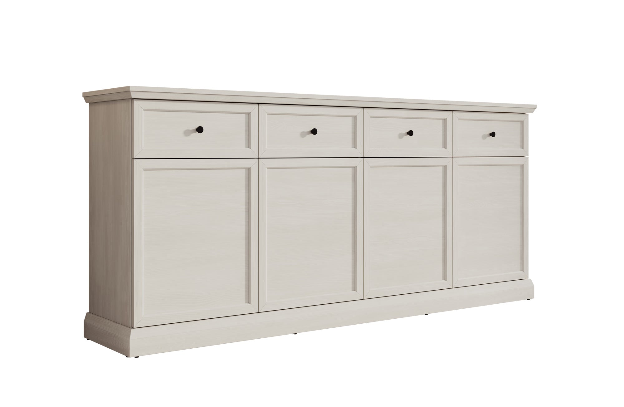 Meubella - Dressoir Leroy - Wit eiken - 193 cm