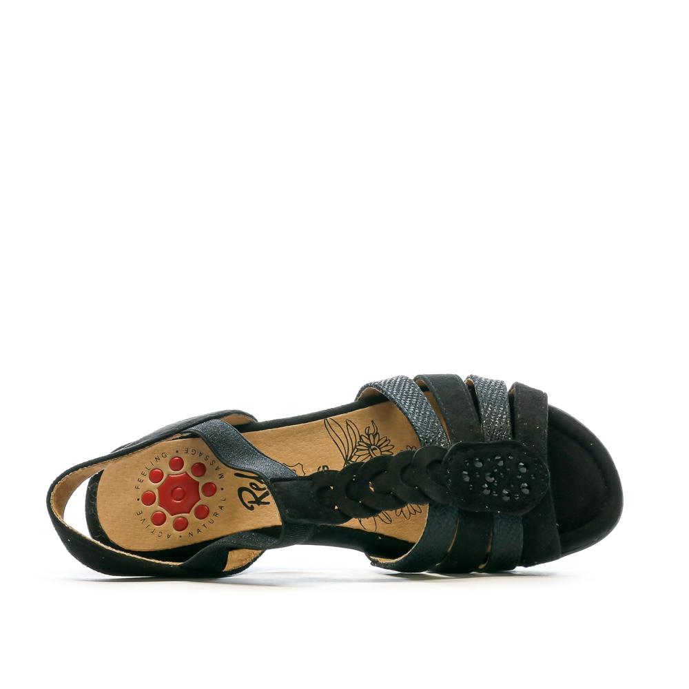 Relife Sandales Noir Femme RELIFE Hamie