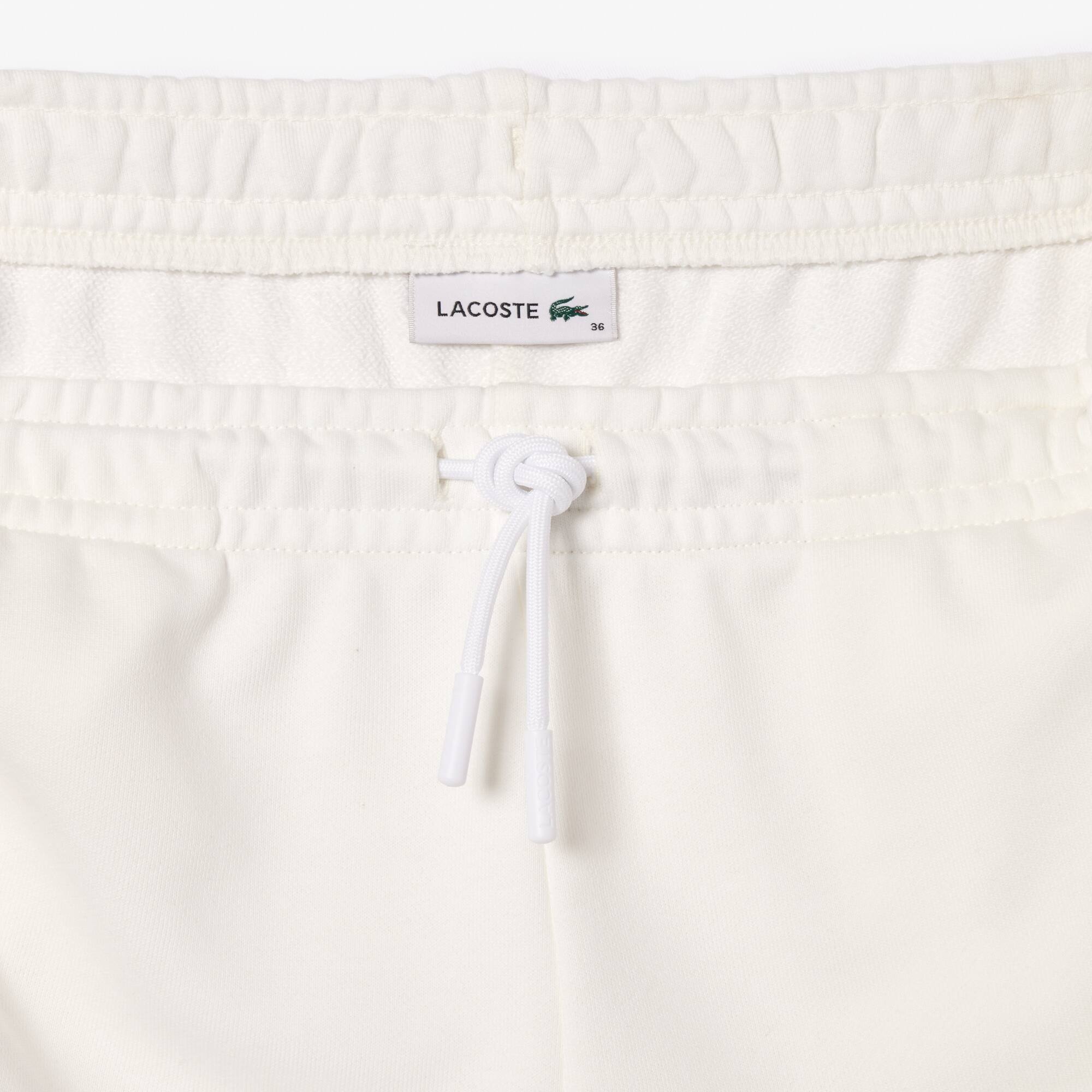 Pantalon de survêtement Jogger femme Lacoste en molleton Pantalons de survêtement - Blanc - Lacoste - Femme