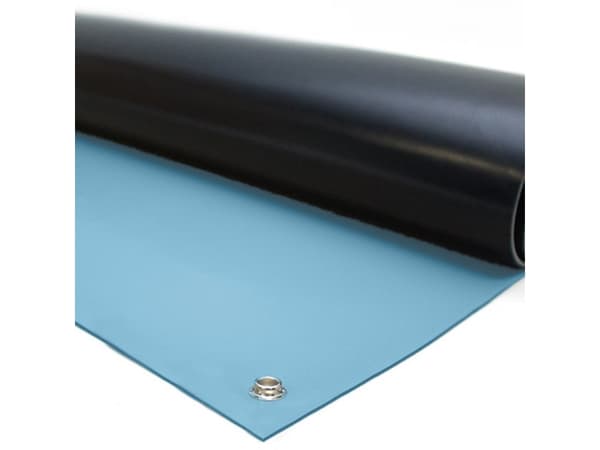 ESD bordmåtte blå 1200x800 mm
