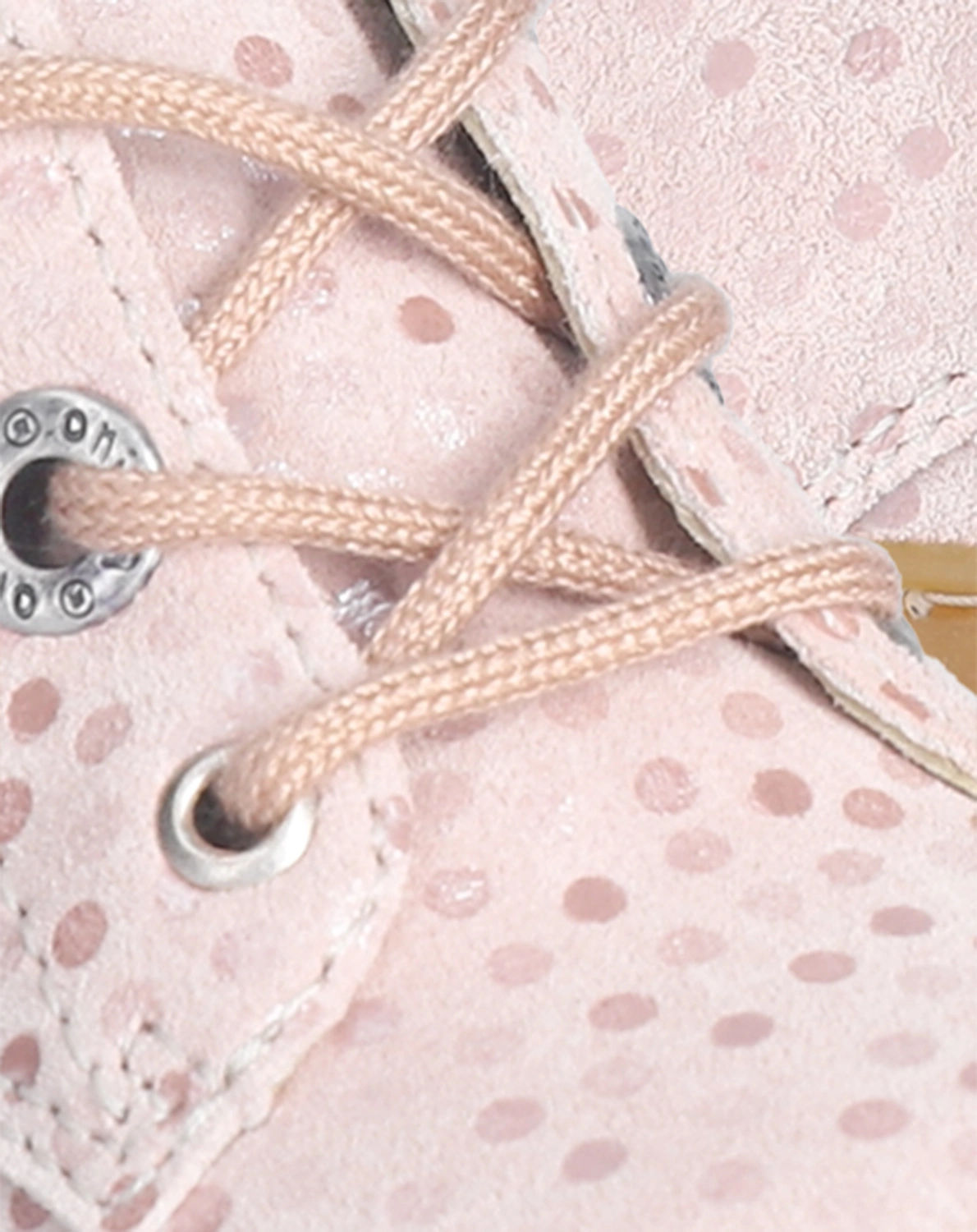 Schnür-Lauflernschuhe DOTS BUBBLE in powder