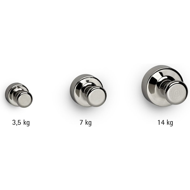 Aimants maul neodyme forme quille portee 3,5 kgs lot 5   unites