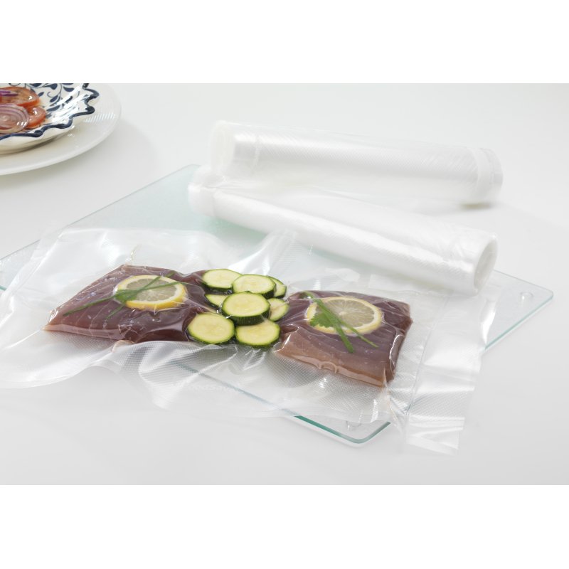 Lot de 2 rouleaux thermosoudables 28 cm x 5.50 m