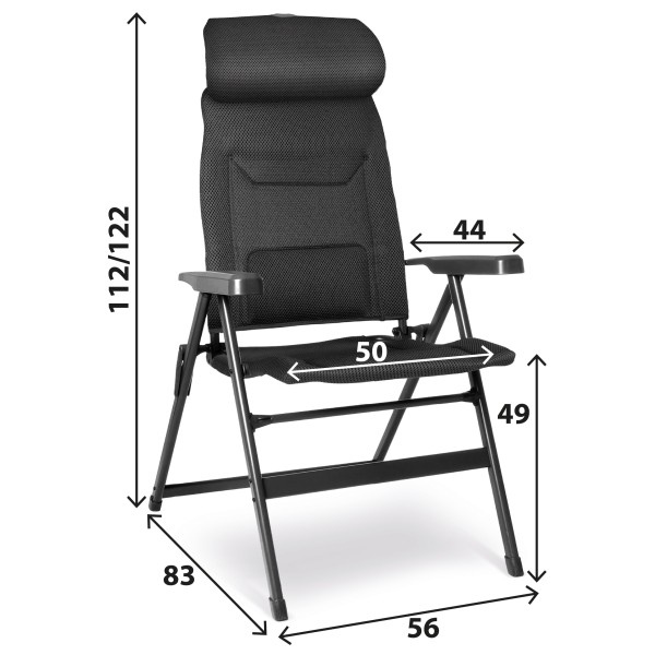 Brunner - Aravel Vitachic H2L - Chaise de camping