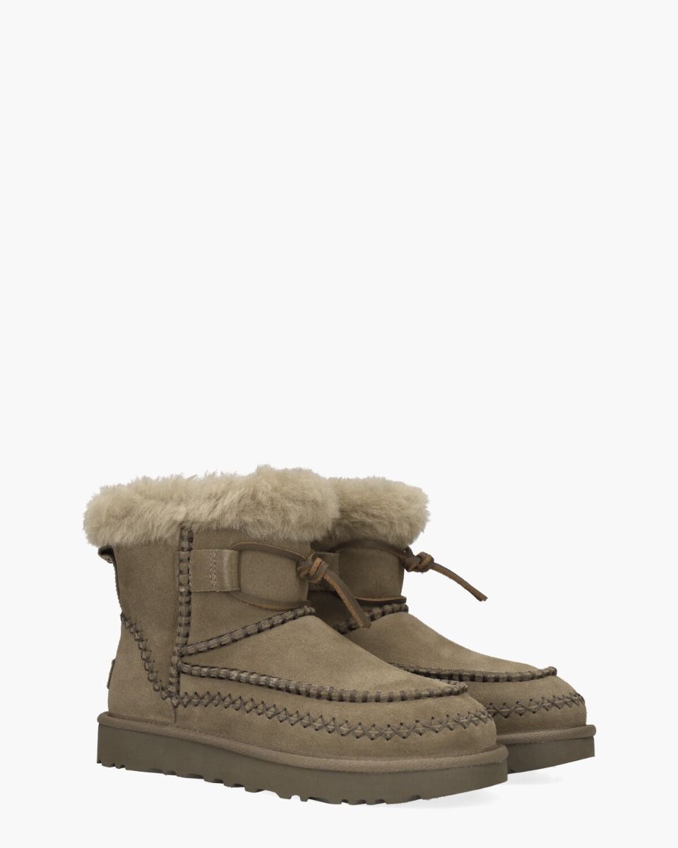 UGG Classic Mini Alpine Boot Hickory Dames Enkelboots