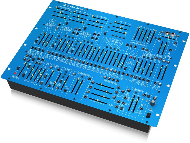 Behringer Synthesizer 2600 Blue Marvin Semimodularer Analogsynthesizer mit 3 VCOs