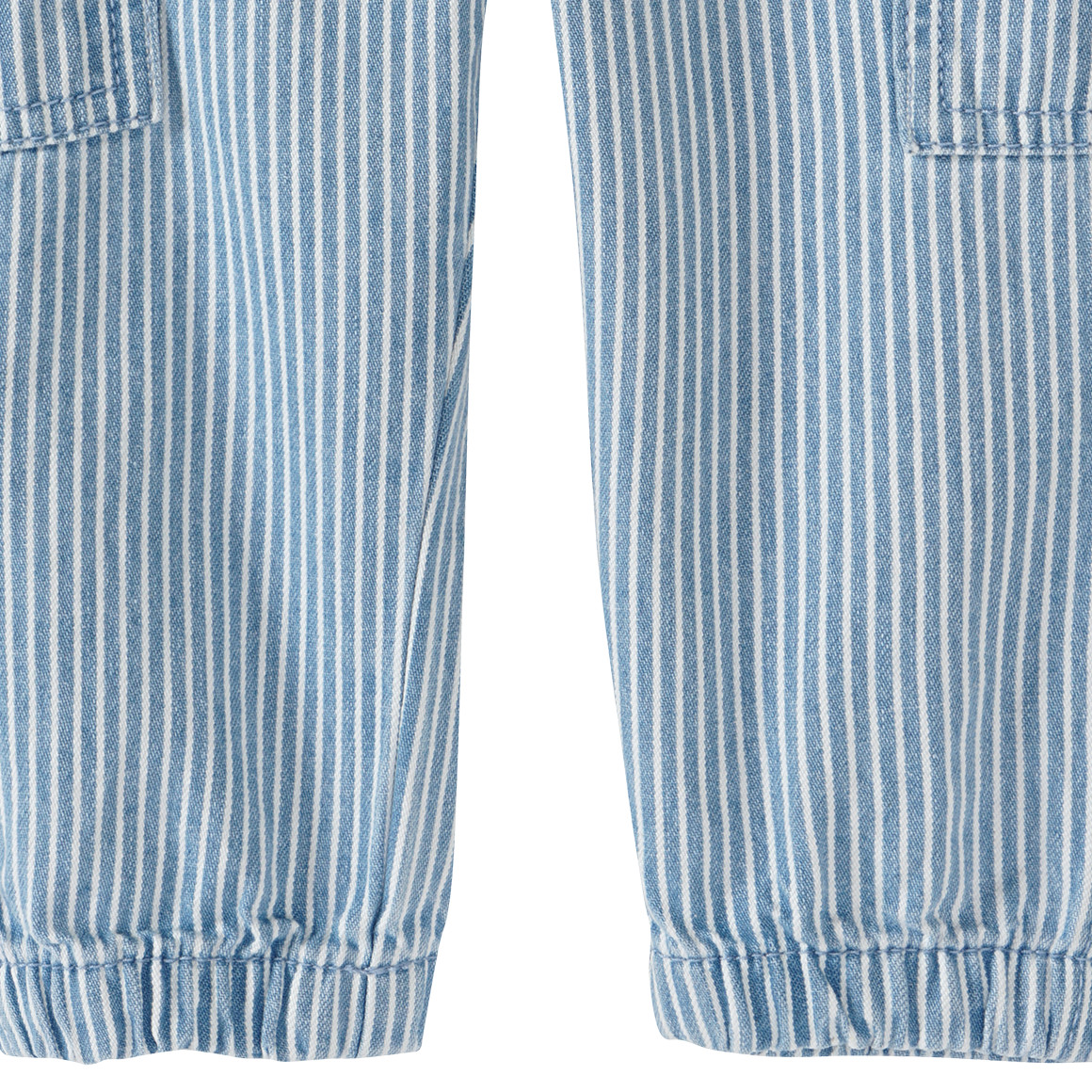 Topomini Baby Hose mit Streifen-Allover blau / weiss