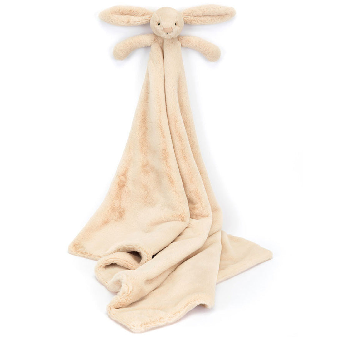 jellycat knuffeldekentje bashful konijn luxe - willow - 70x56 cm