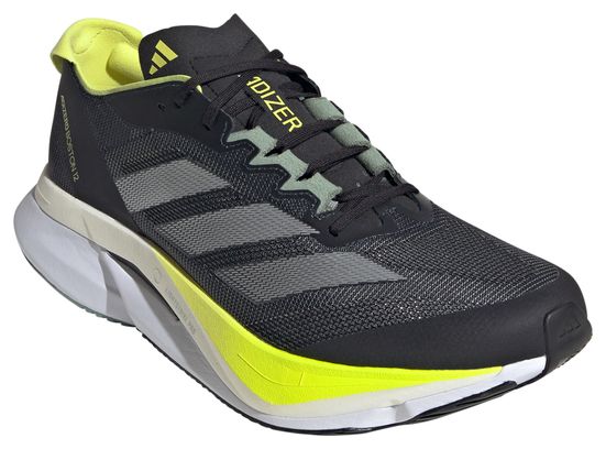 Chaussures adidas adizero Boston 12 Noir Jaune Homme