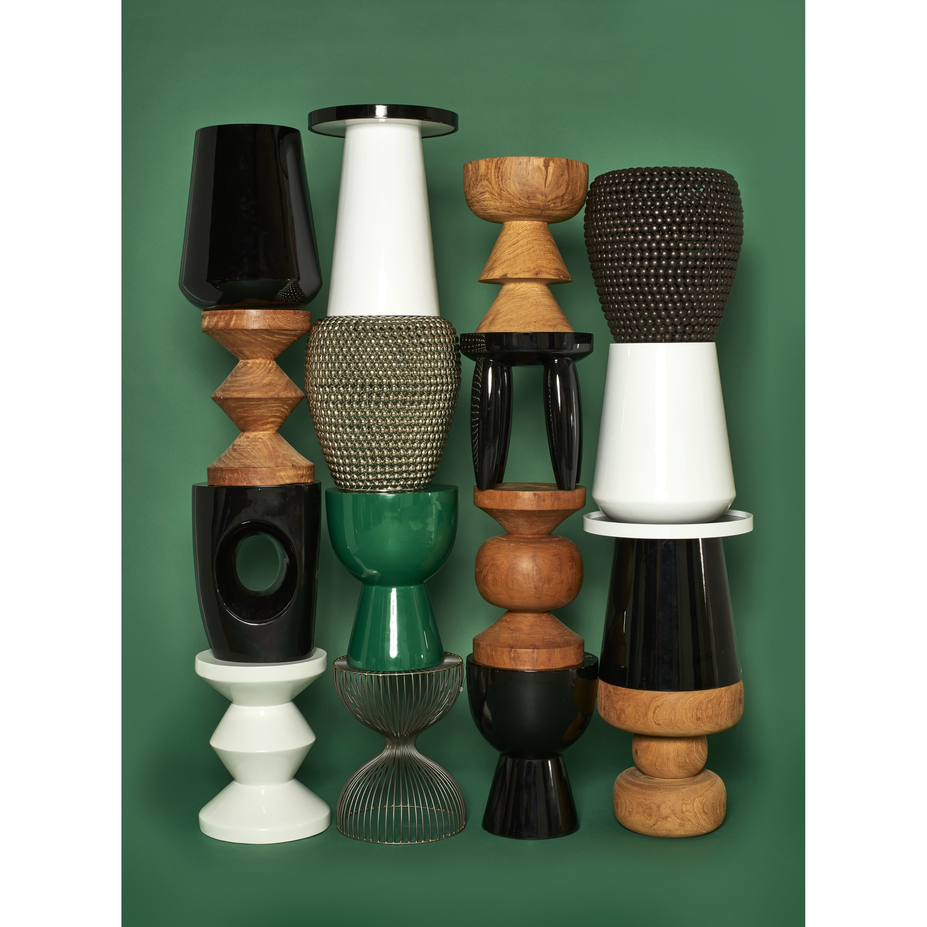 POLSPOTTEN Zig Zag Bijzettafel - Hout