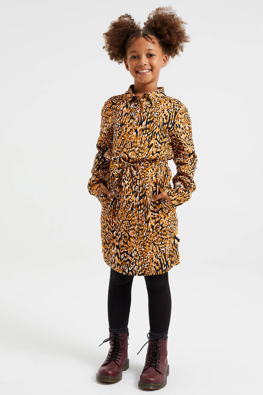 WE Fashion legging - set van 2 zwart