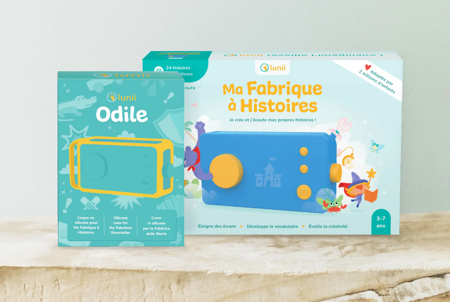 Pack - Fabrique Bleue + Coque Jaune
