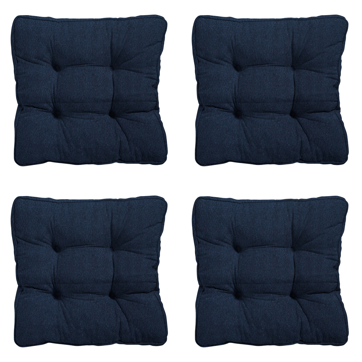 Madison Panama indigo Zitkussen - Set van 4