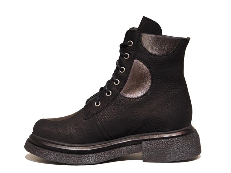 Papucei Andalee Black Silver