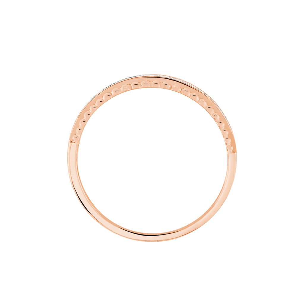 Bague Aurelya Or Rose Diamant