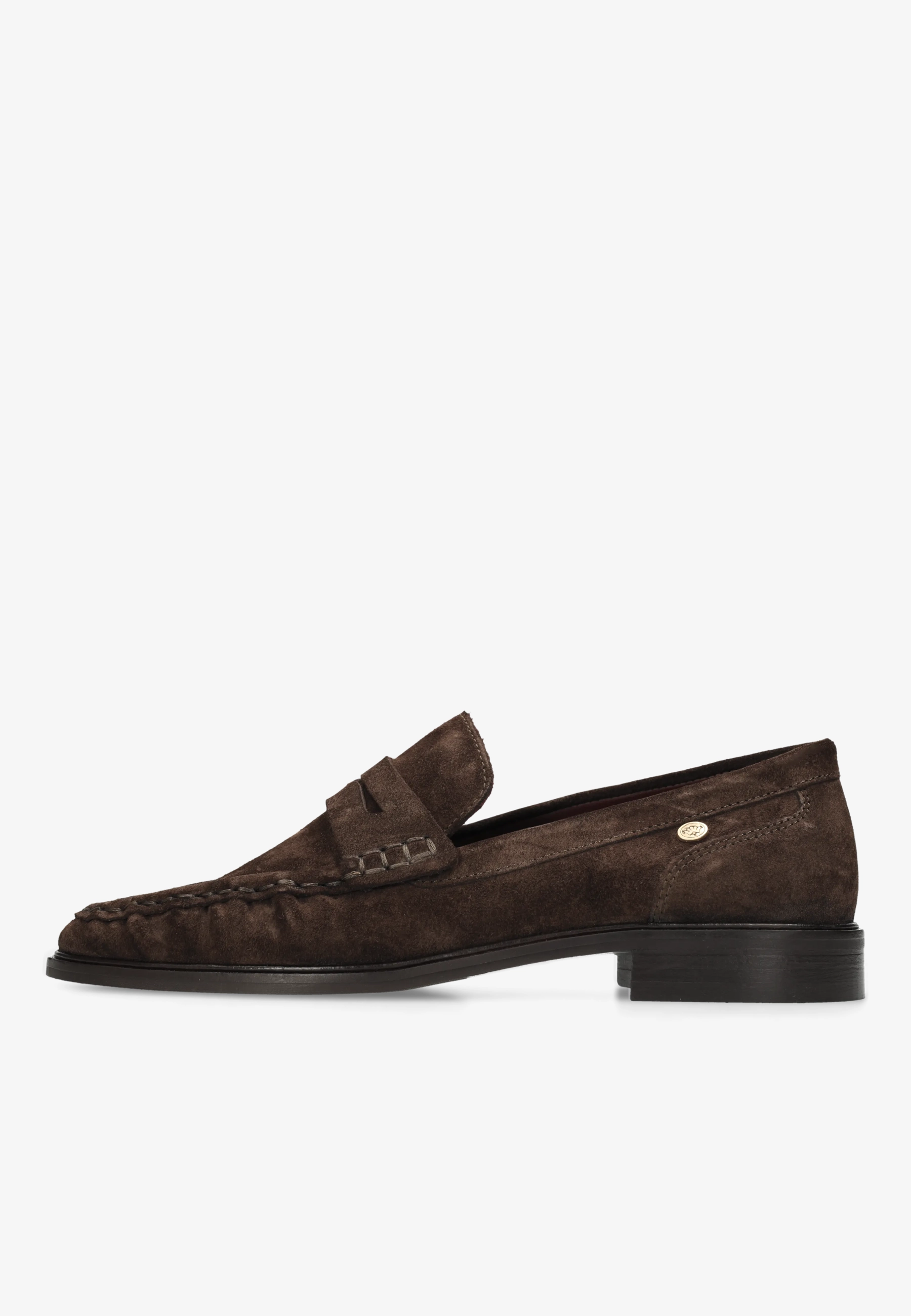 BODIL BEAU Loafer suede Dark Brown