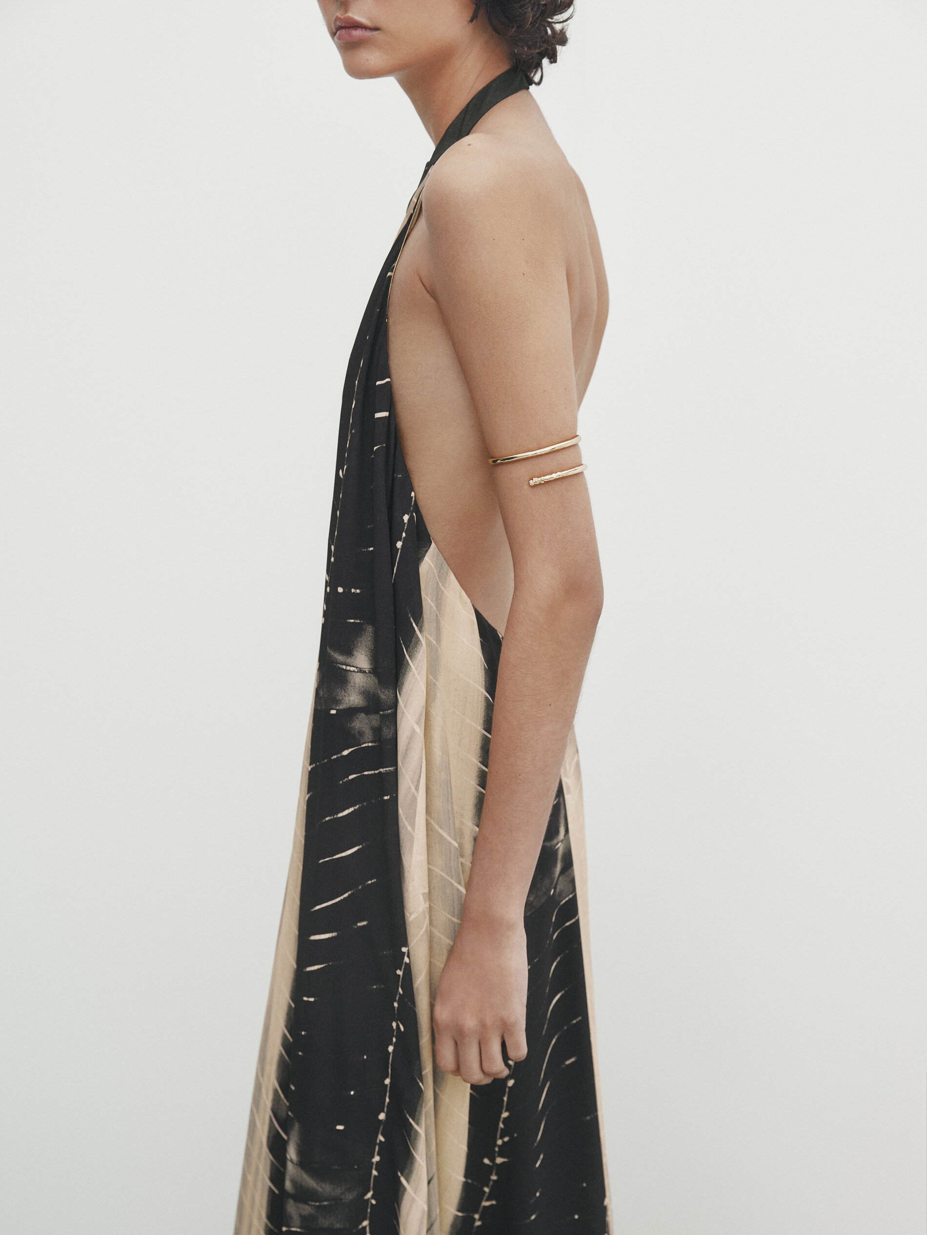 Vestido com estampa de musgo - MOSS