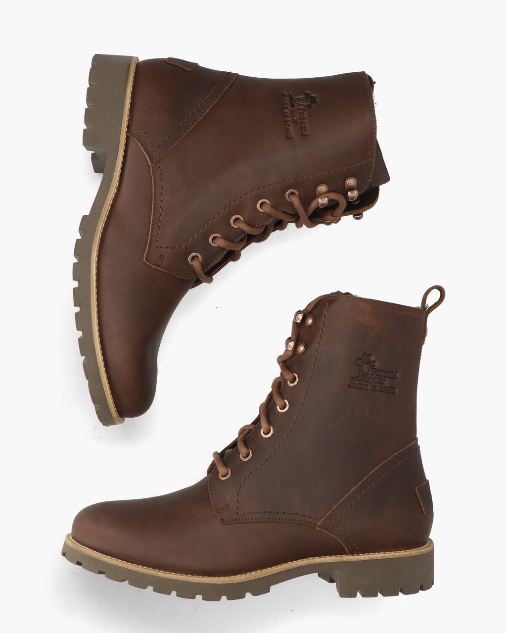 Panama Jack Fara Igloo Travelling B8 Bruin Dames Veterboots