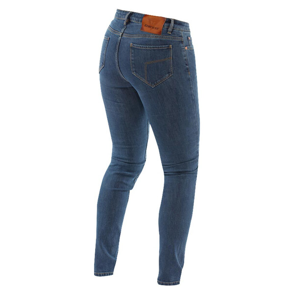 Dainese - Jean femme 5-Pocket Denim Slim Plus Woman Bleu